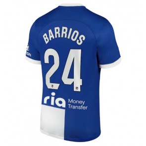 Atletico Madrid Pablo Barrios #24 Replika Udebanetrøje 2023-24 Kortærmet